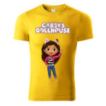 Tricou cu imprimeu Gabby's Dollhouse (Galben)