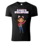 Tricou Negru Casa De Papusi Gaby