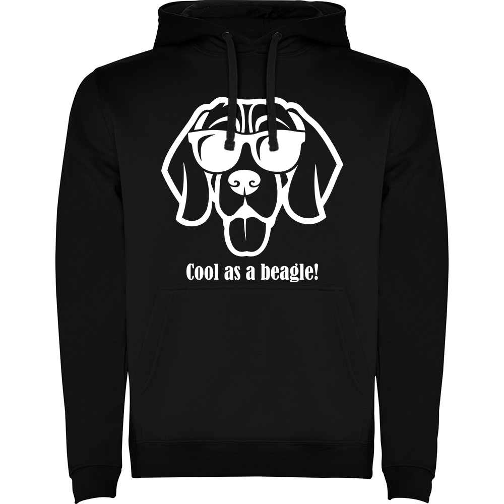 COOLASABEAGLE.HAN_.BLK_.jpg Hanorac copii Cool as a Beagle, Negru - imagine 1