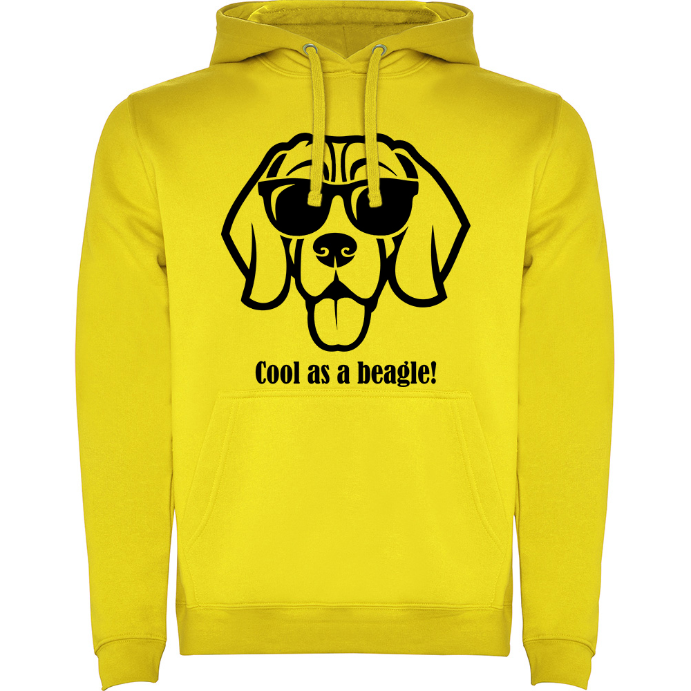 COOLASABEAGLE.HAN_.YEL_.jpg Hanorac Cool as a Beagle, Galben - imagine 1