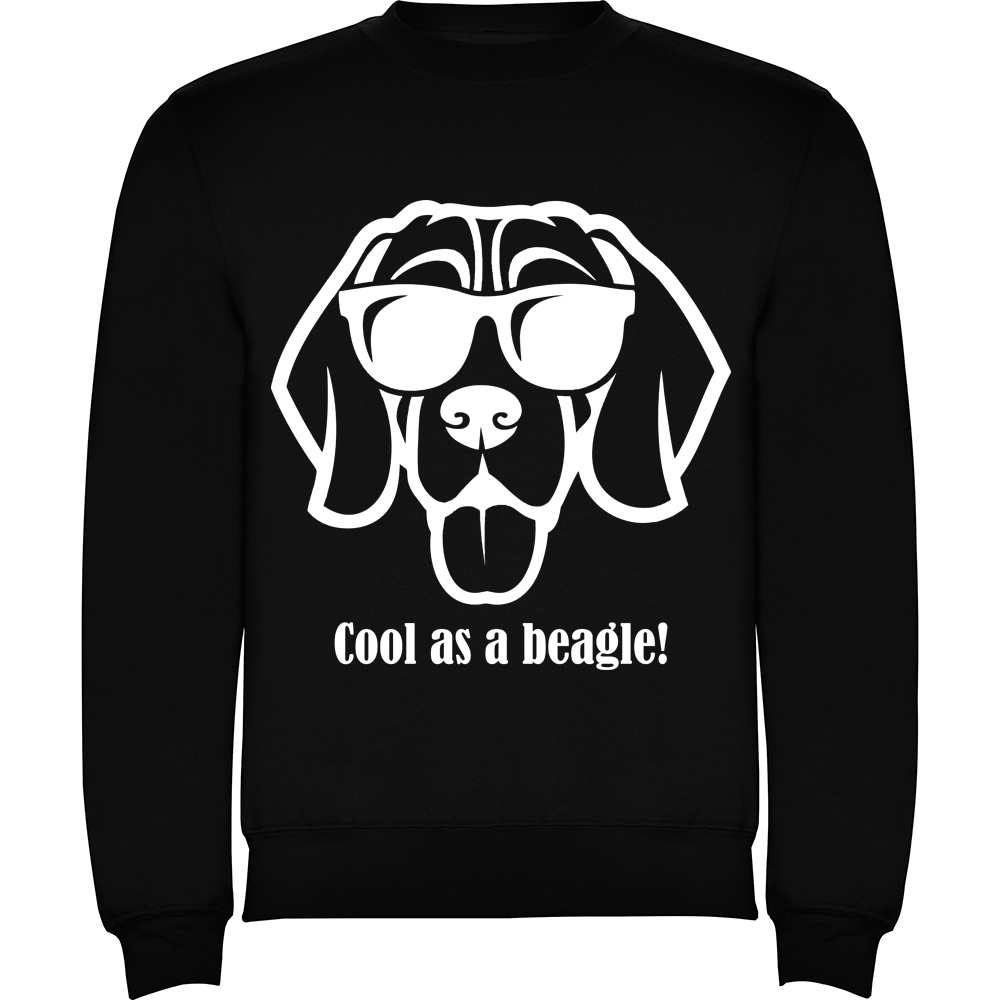 COOLASABEAGLE.PLV_.BLK_.jpg Pulover copii Cool as a Beagle, Negru - imagine 1
