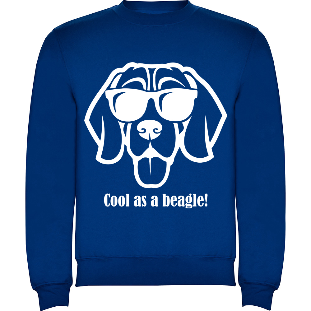 COOLASABEAGLE.PLV_.BLU_.jpg Pulover copii Cool as a Beagle, Albastru - imagine 1