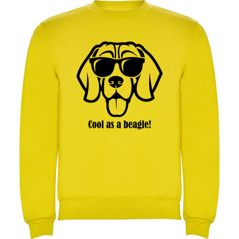 Pulover Cool as a Beagle, Galben
