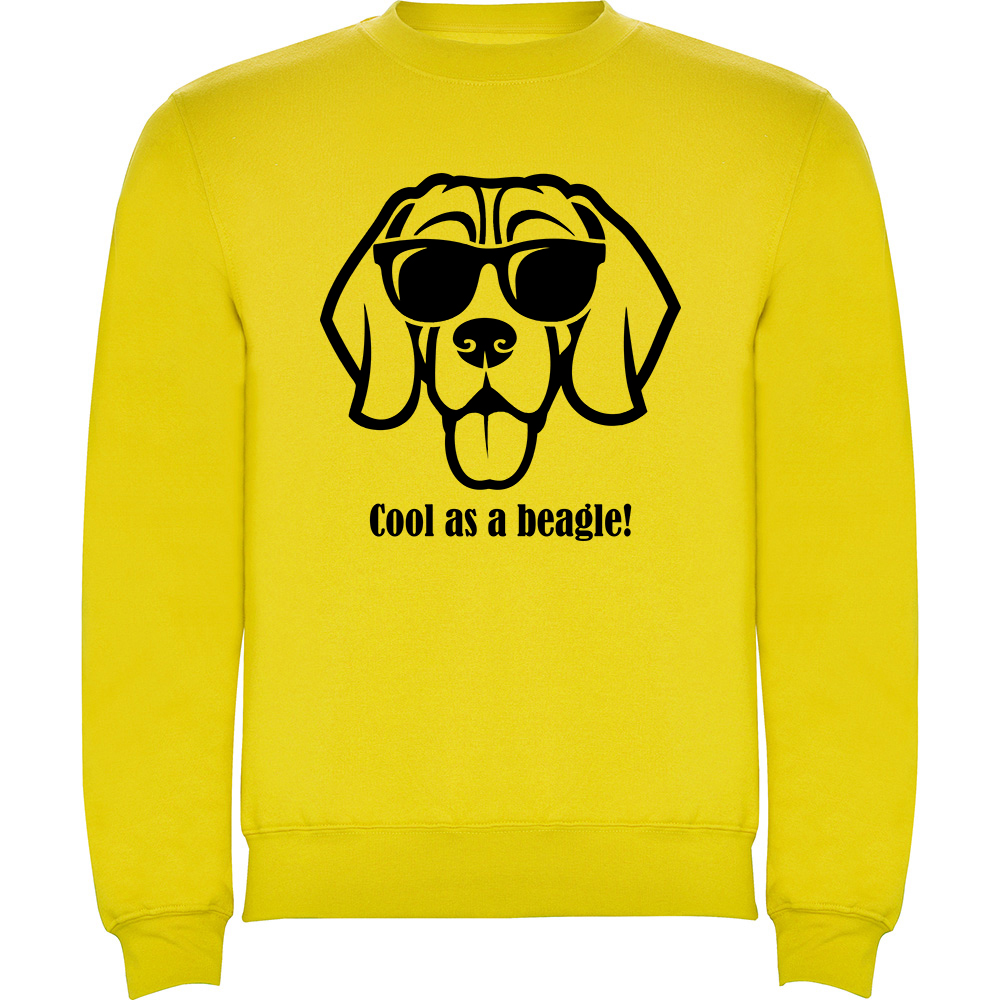 COOLASABEAGLE.PLV.YEL Pulover Cool as a Beagle, Galben - imagine 1