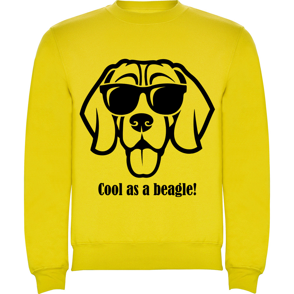 COOLASABEAGLE.PLV_.YEL_.jpg Pulover Cool as a Beagle, Galben - imagine 1