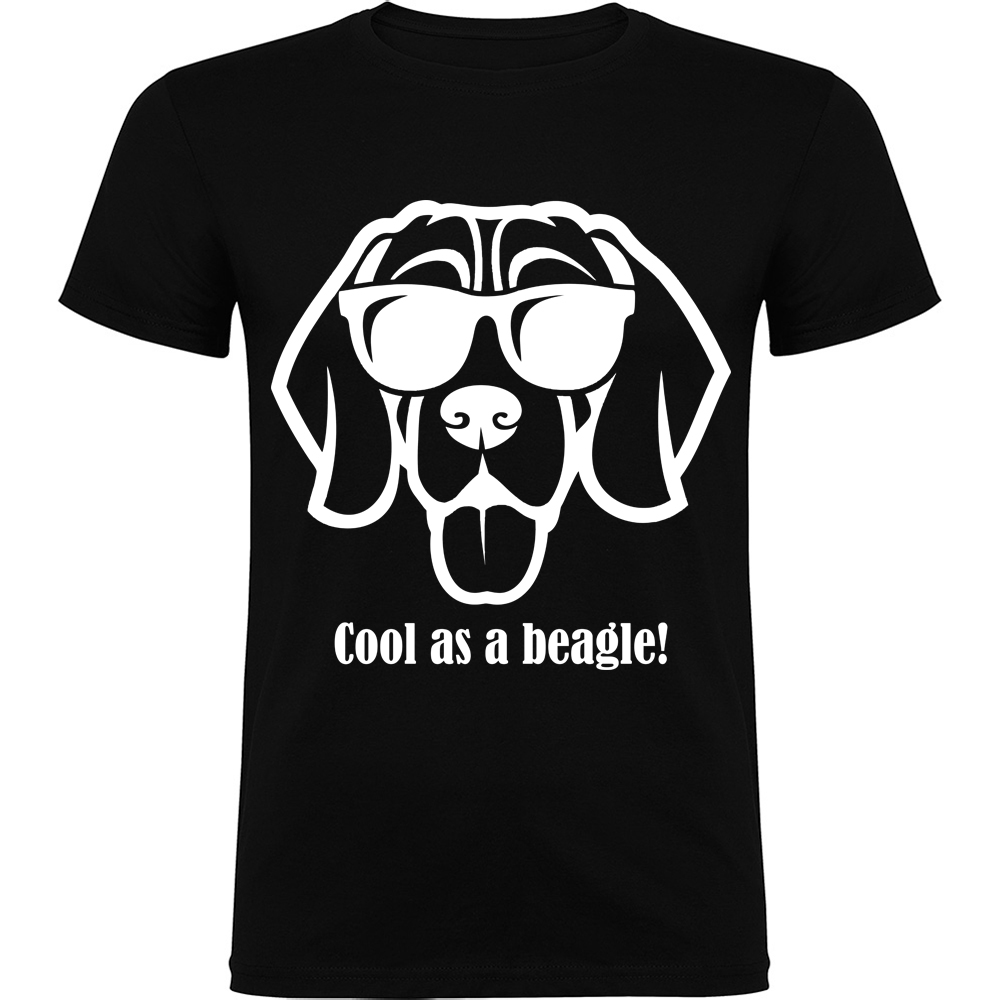COOLASABEAGLE.TR_.BLK_.jpg Tricou Cool as a Beagle, Negru - imagine 1
