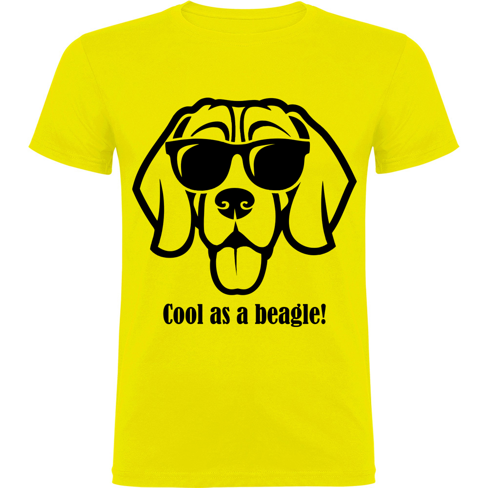 COOLASABEAGLE.TR_.YEL_.jpg Tricou Cool as a Beagle, Galben - imagine 1