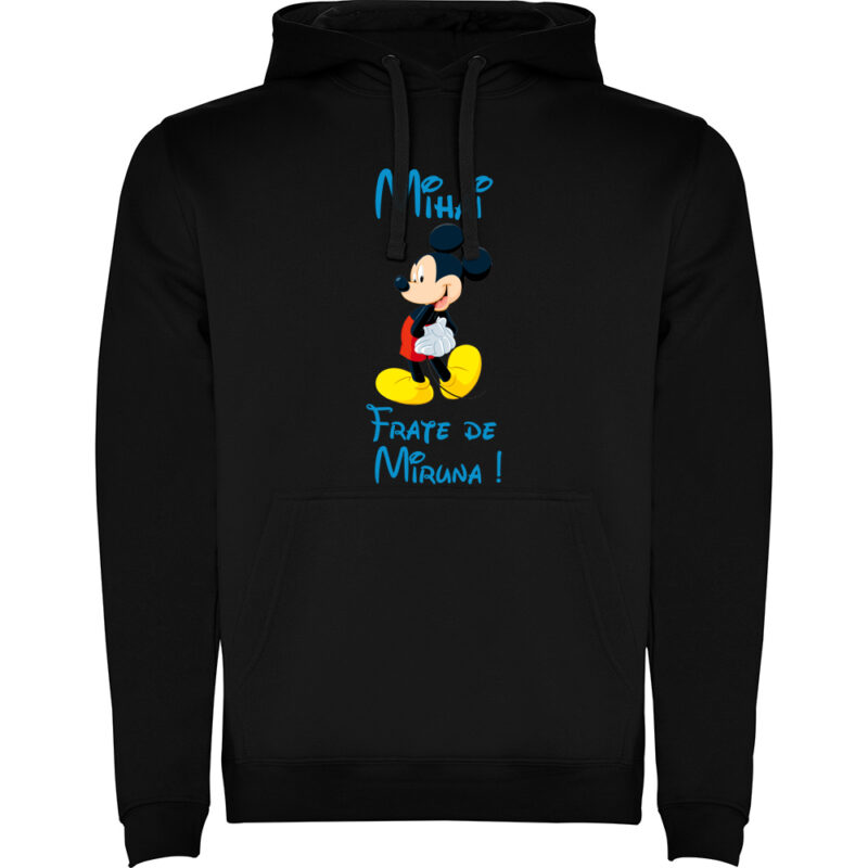 Hanorac copii Frate Mickey, Negru