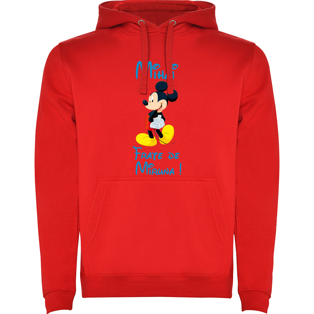 FRATEMICKEY.HAN_.RED_.KID_.jpg Hanorac copii Frate Mickey, Roșu - imagine 1