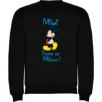 Pulover copii Frate Mickey, Negru