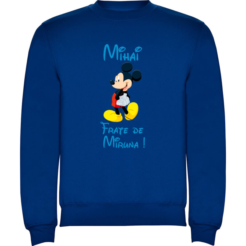 Pulover copii Frate Mickey, Albastru