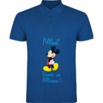 Tricou polo copii Frate Mickey, Albastru