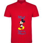 Tricou polo copii Frate Mickey, Roșu