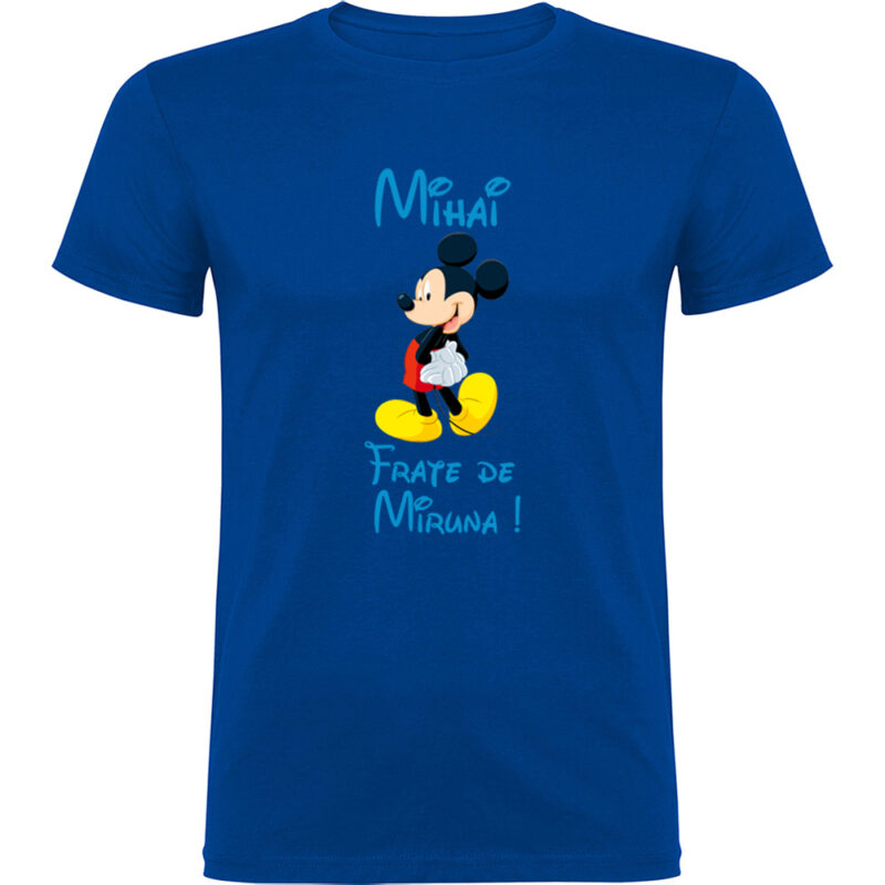Tricou copii Frate Mickey, Albastru