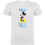 Tricou copii Frate Mickey, Alb