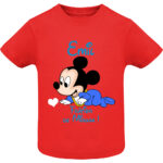 Tricou copii -Frățior Mickey, Roșu