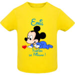 Tricou copii -Frățior Mickey, Galben
