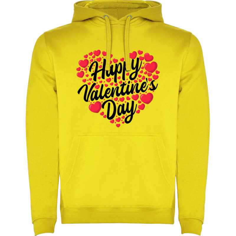 Hanorac Happy Valentines Day, Galben