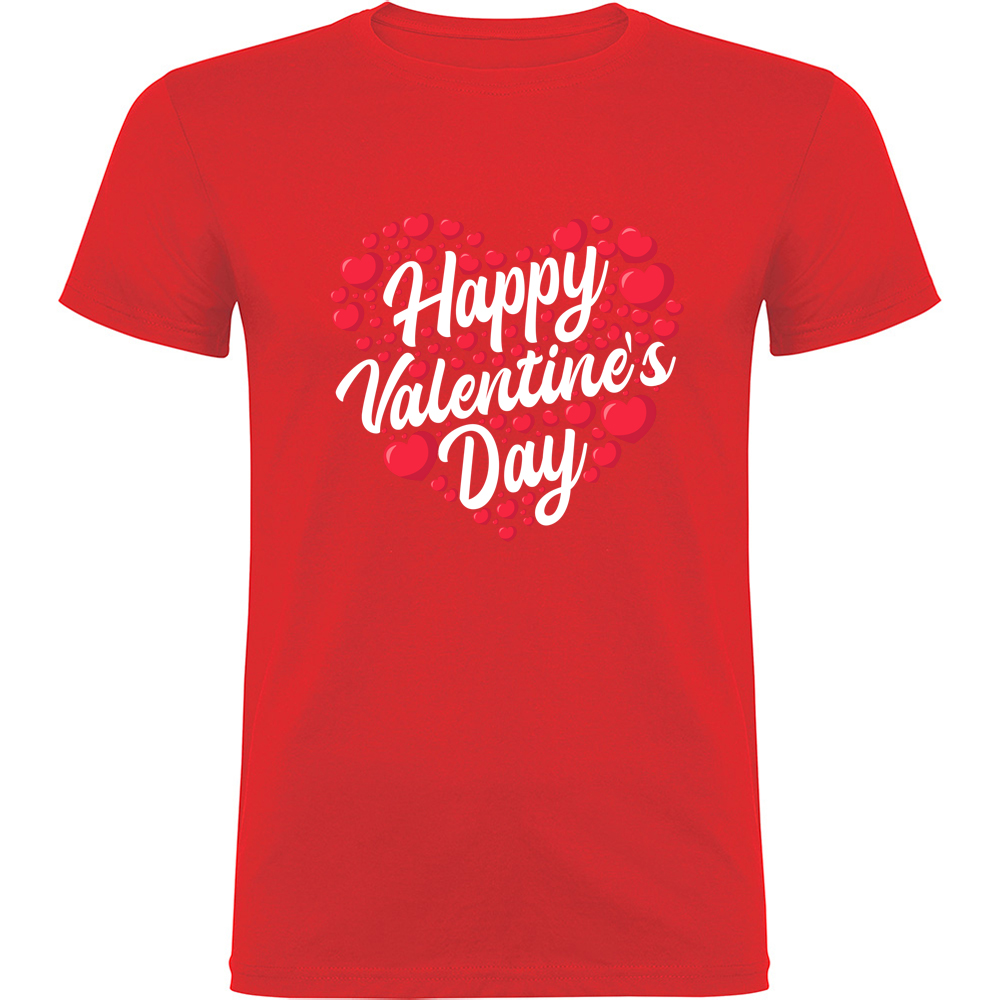 HAPPYVALENTINESDAY.TR_.RED_.jpg Tricou Happy Valentines Day, Roșu - imagine 1