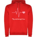 Hanorac Heart belongs to (Cardiac heart) - EA, Roșu