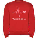 Pulover Heart belongs to (Cardiac heart) - EA, Roșu