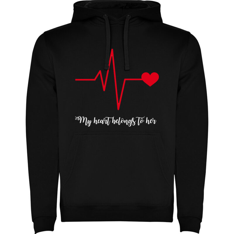 Hanorac Heart belongs to (Cardiac heart) - EL, Negru