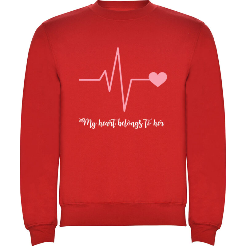 Pulover Heart belongs to (Cardiac heart) - EL, Roșu