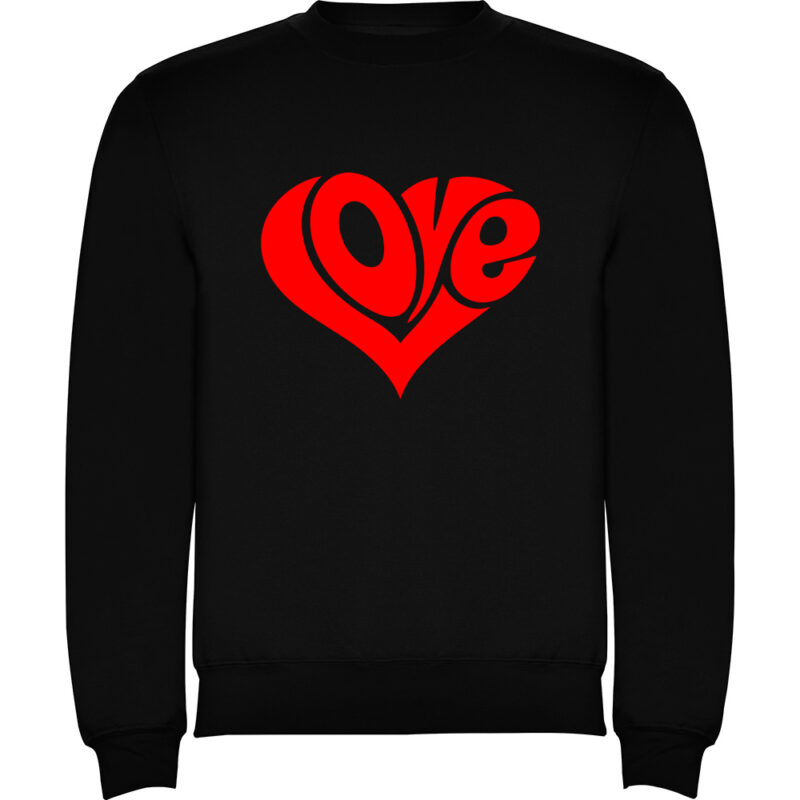 Pulover Love, Negru