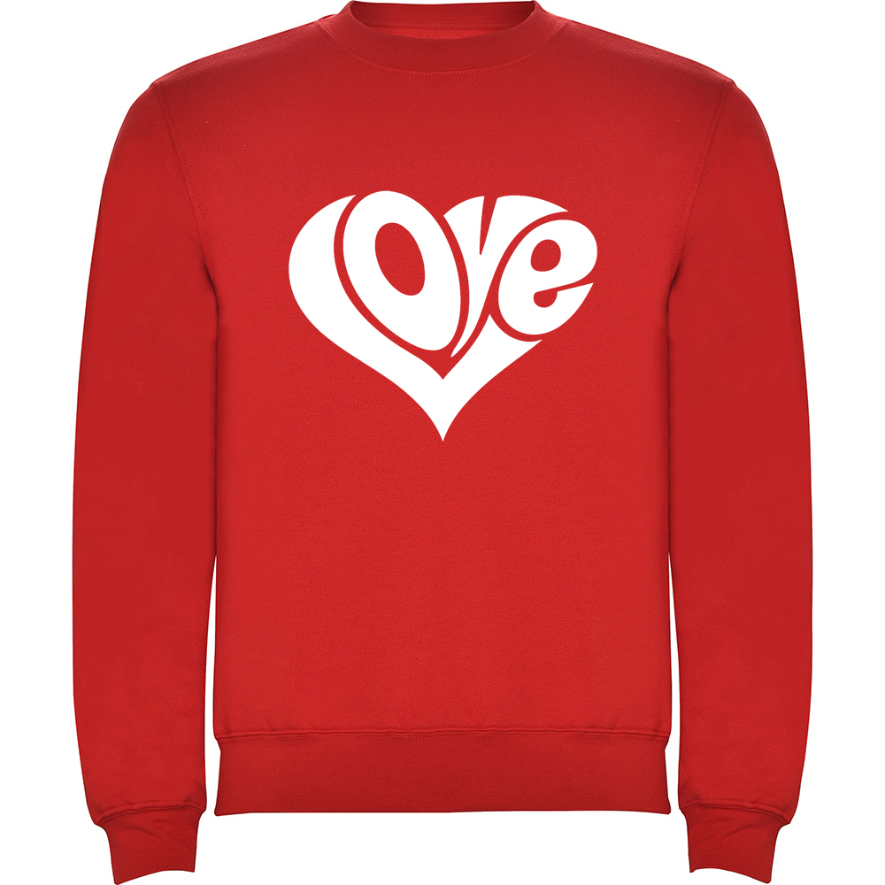 LOVE.PLV_.RED_.jpg Pulover Love, Roșu - imagine 1