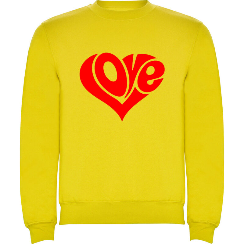 Pulover Love, Galben