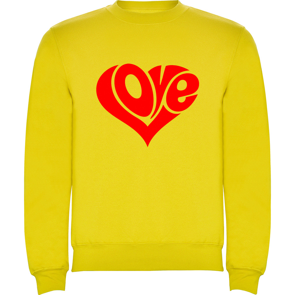 LOVE.PLV_.YEL_.jpg Pulover Love, Galben - imagine 1