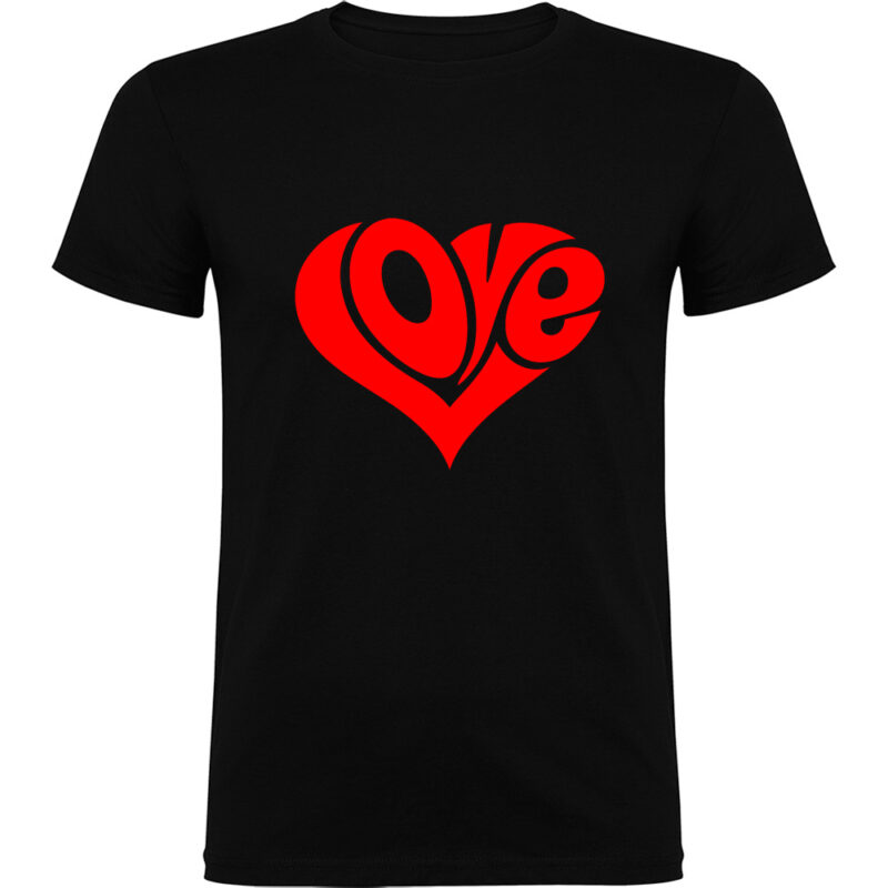 Tricou Love, Negru