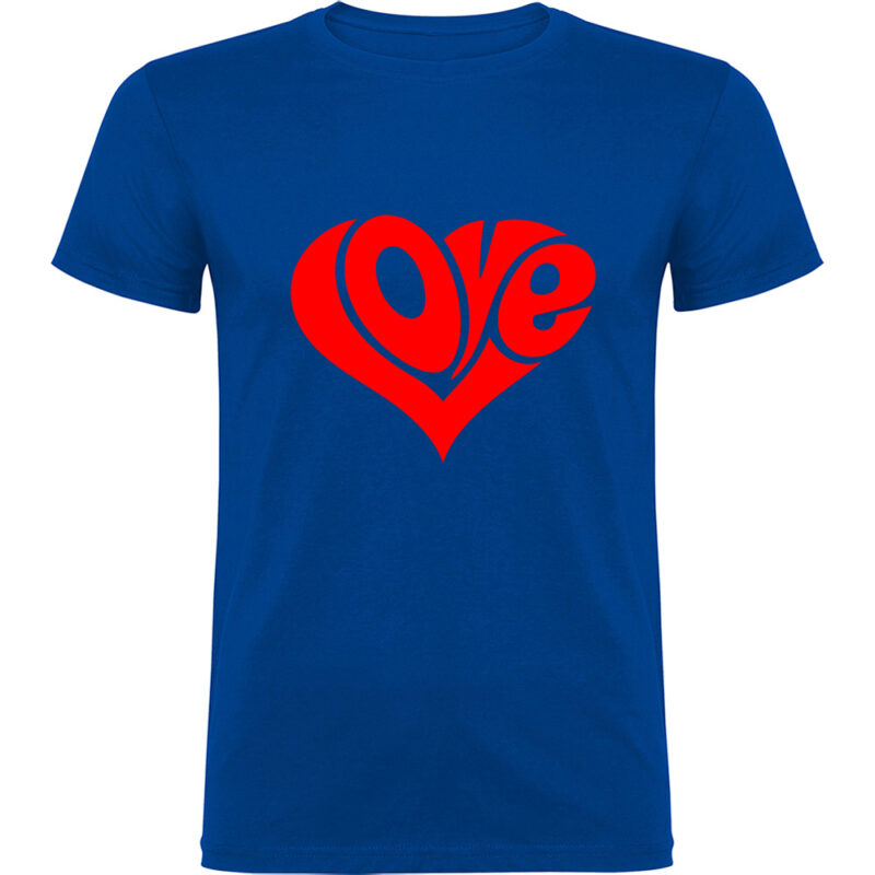 Tricou Love, Albastru
