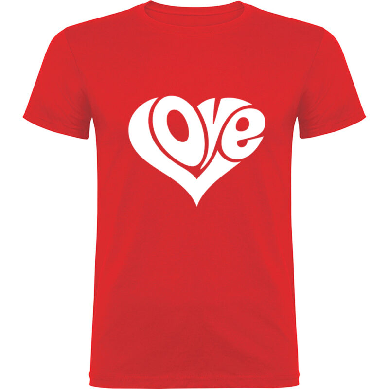 Tricou Love, Roșu