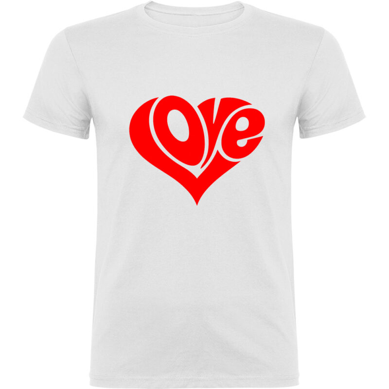 Tricou Love, Alb