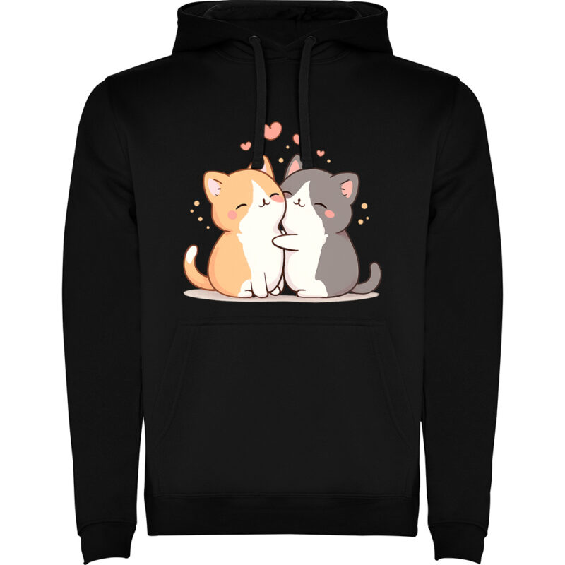 Hanorac Love (Cats), Negru