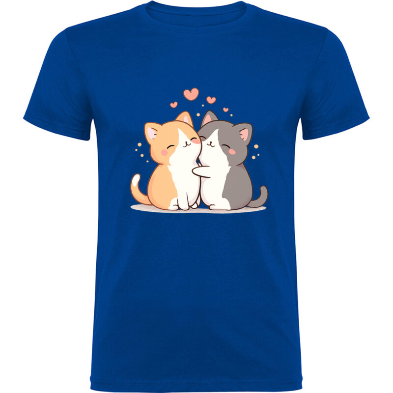 Tricou Love (Cats), Albastru