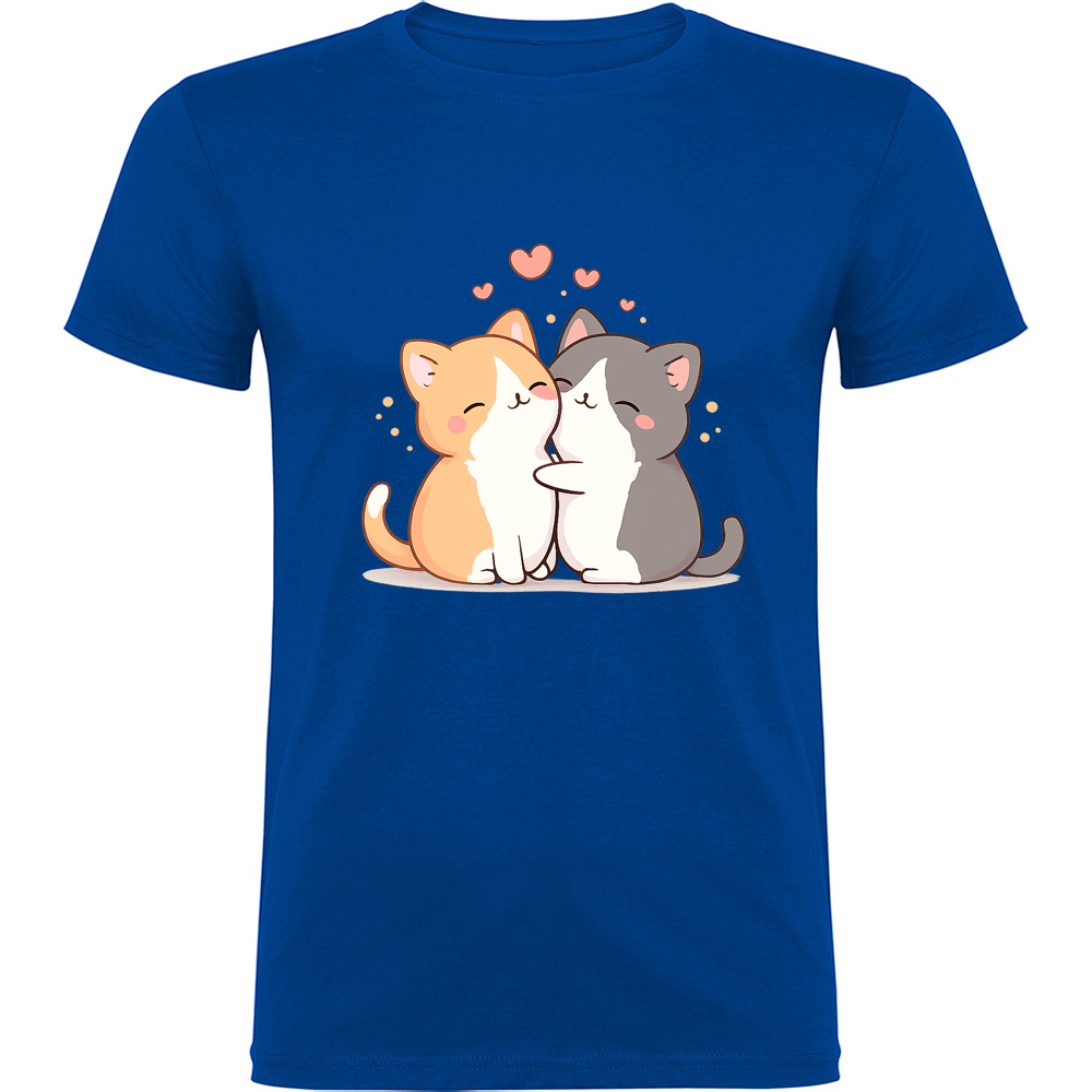 LOVECATS.TR_.BLU_.jpg Tricou Love (Cats), Albastru - imagine 1
