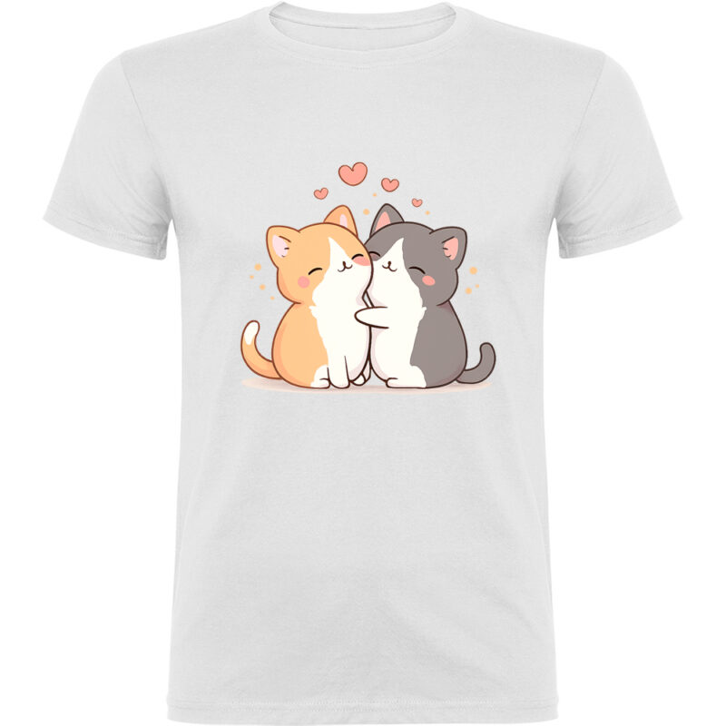 Tricou Love (Cats), Alb