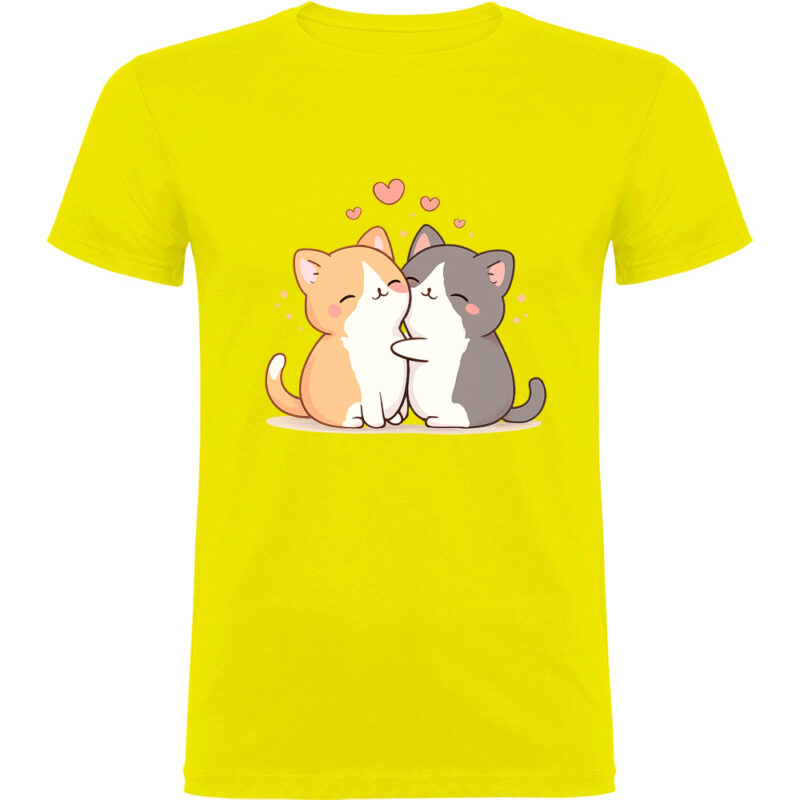 Tricou Love (Cats), Galben