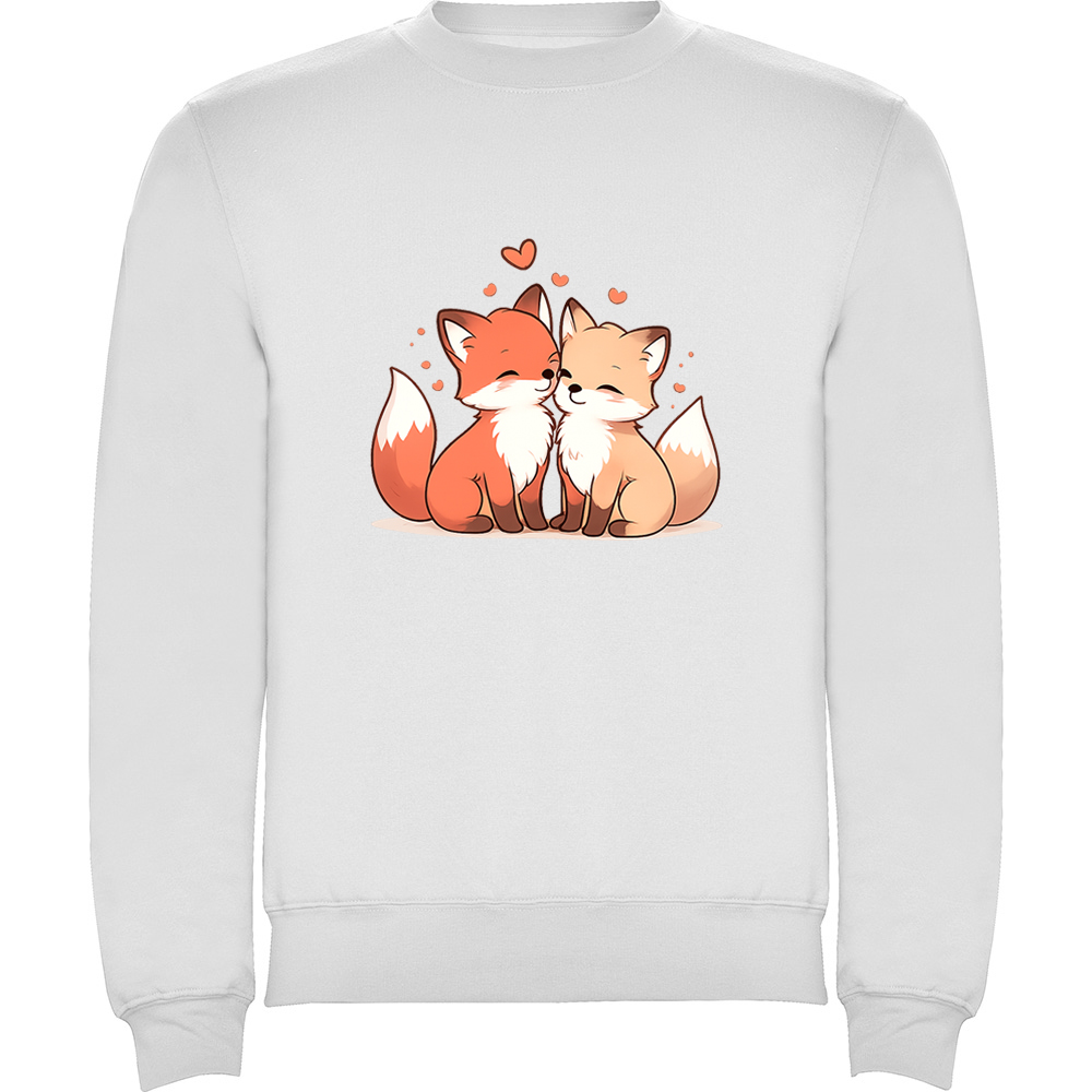 LOVEFOX.PLV_.WHT_.jpg Pulover Love (Fox), Alb - imagine 1