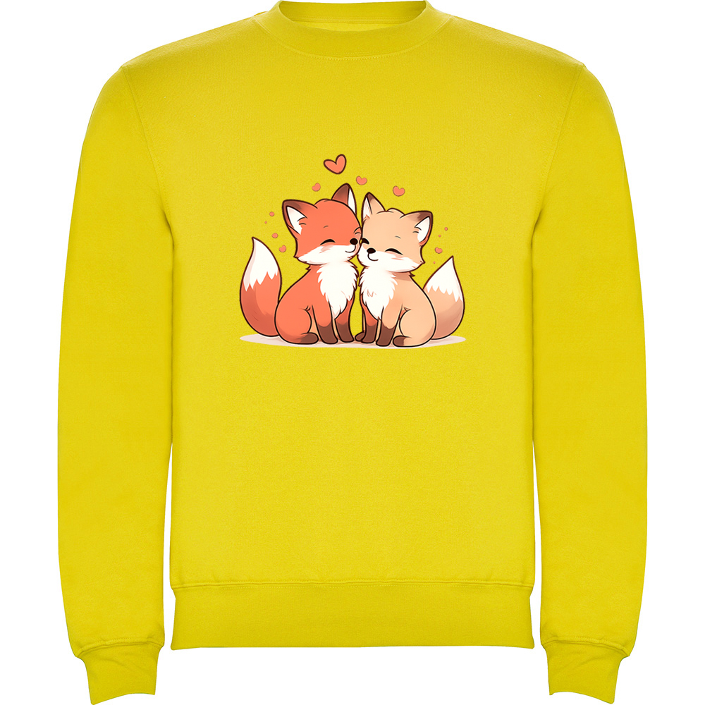 LOVEFOX.PLV_.YEL_.jpg Pulover Love (Fox), Galben - imagine 1