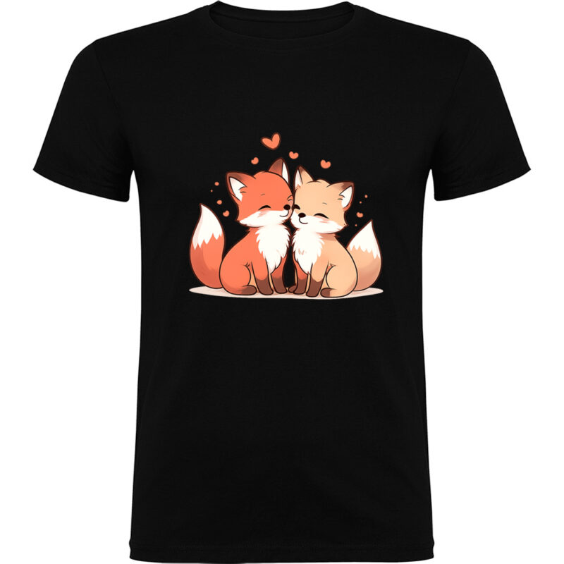 Tricou Love (Fox), Negru