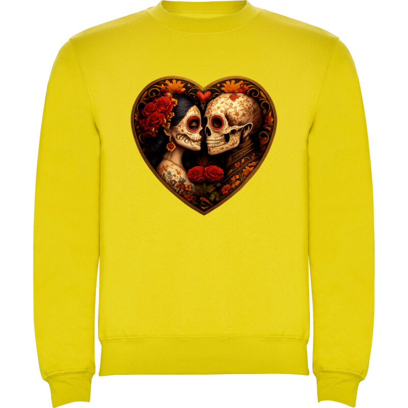 Pulover Love is eternal, Galben