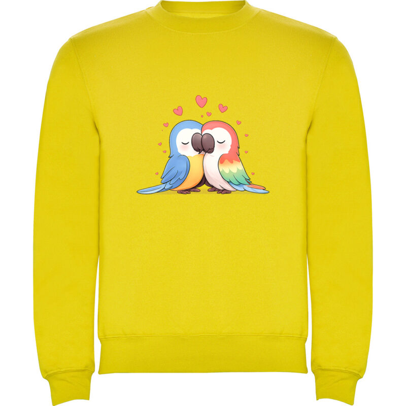 Pulover Love (Papagali), Galben