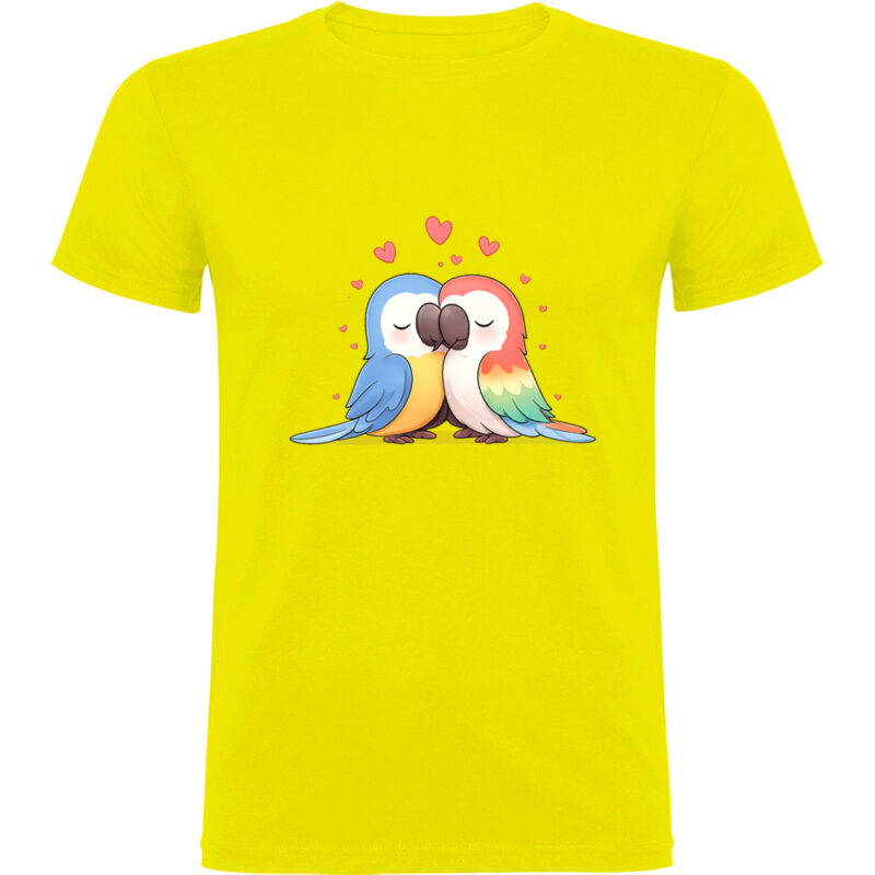 Tricou Love (Papagali), Galben