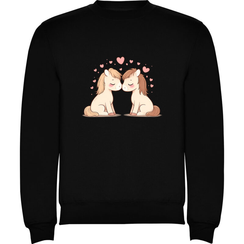 Pulover Love (Ponei), Negru