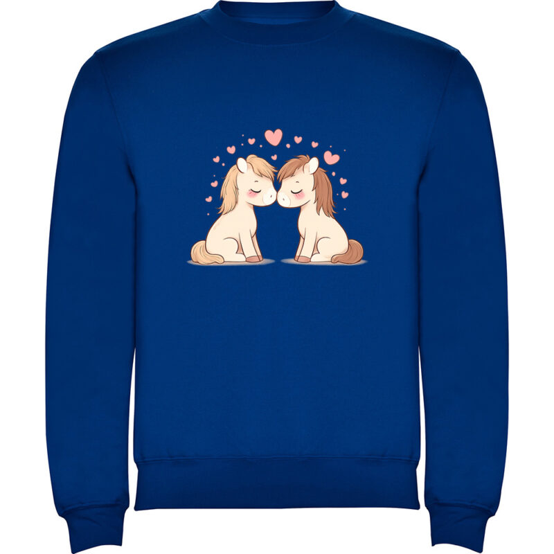 Pulover Love (Ponei), Albastru