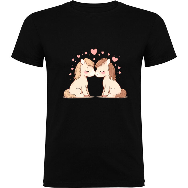 Tricou Love (Ponei), Negru