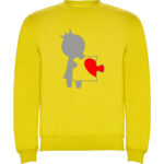 Pulover Love Puzzle - Ea, Galben